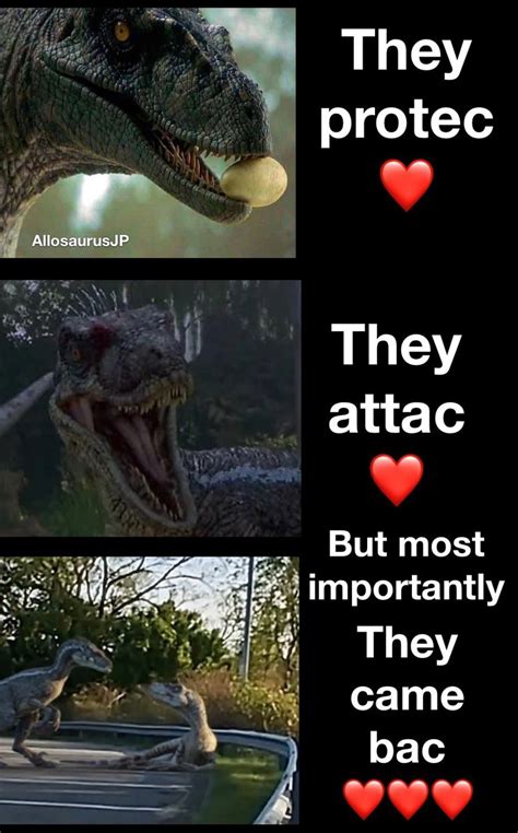 dinosaur from jurassic park meme